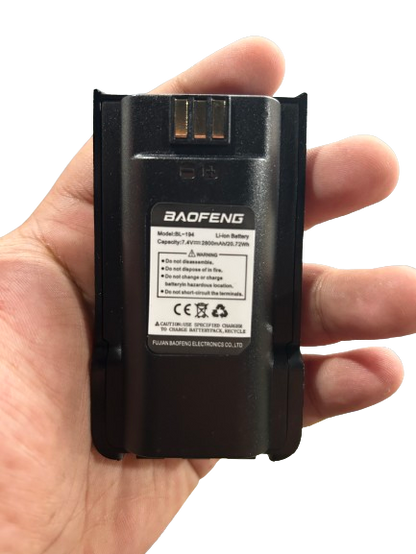 BAOFENG BL194 Li-ion Battery 2800mAh Type C Port for 1904 HAM Radio