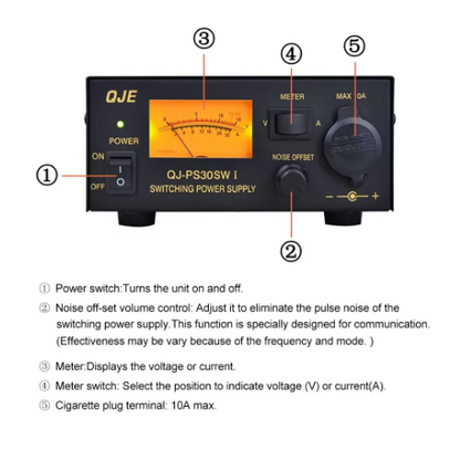 QJE PS30SWI DC SWITCHING POWER SUPPLY