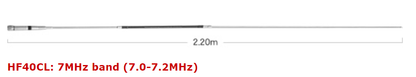 DIAMOND HF40CL  40M CENTRE- LOADING 1/4 WAVE