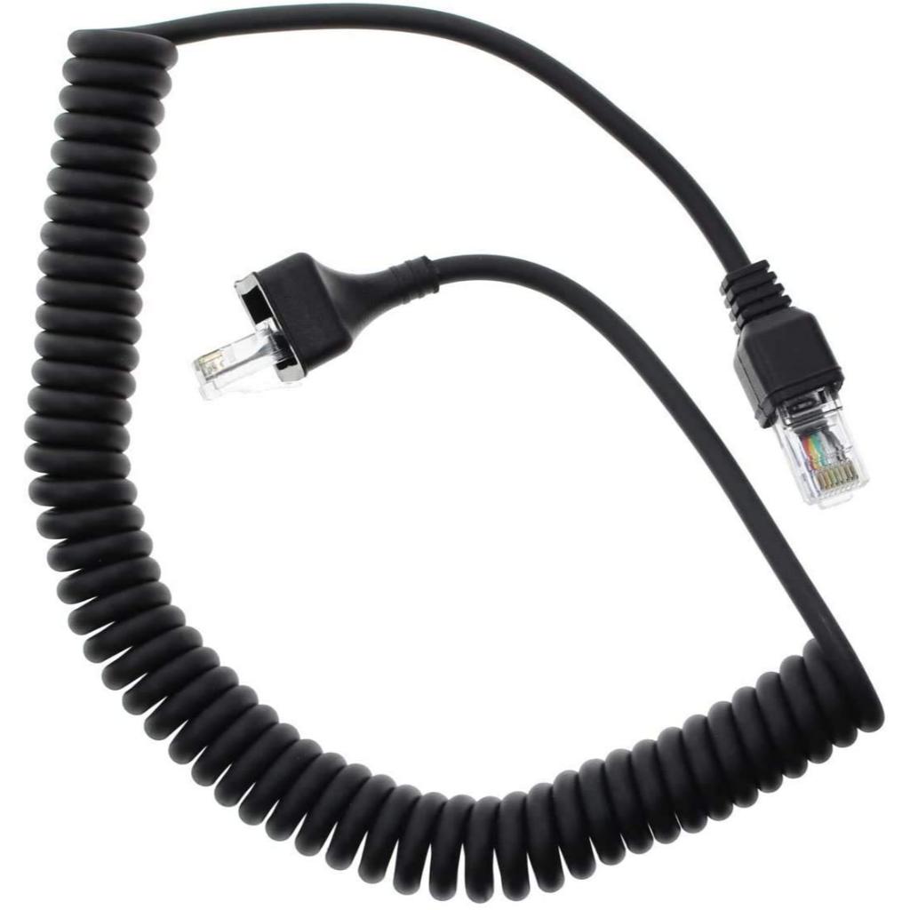 Kenwood Spiral PTT Cable 8 Pin