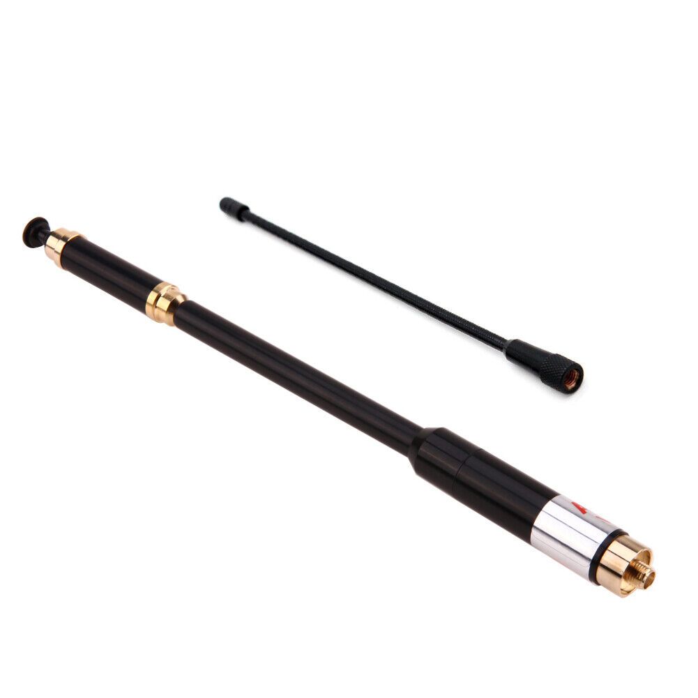 AL-800 SMA Female High Gain Dual Band Extendable Antenna for Walkie Talkie