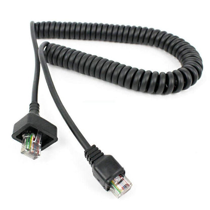 Kenwood Spiral PTT Cable 8 Pin