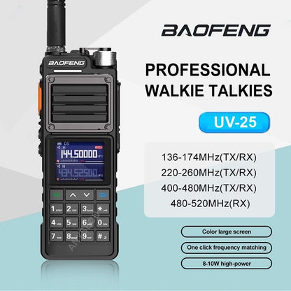 Baofeng UV-25 Long Range Walkie Talkie Tri-Power