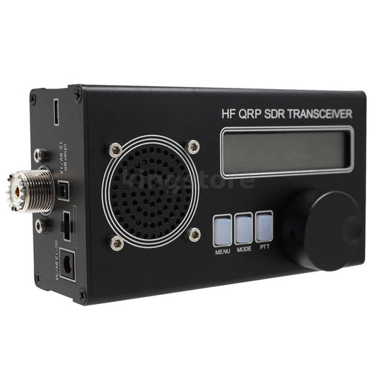 USDX HF QRP SSB/SW Transceivers 8-Band 5W HF Transceivers Built-in Microphone Speaker Aluminum Cover Ham Radio