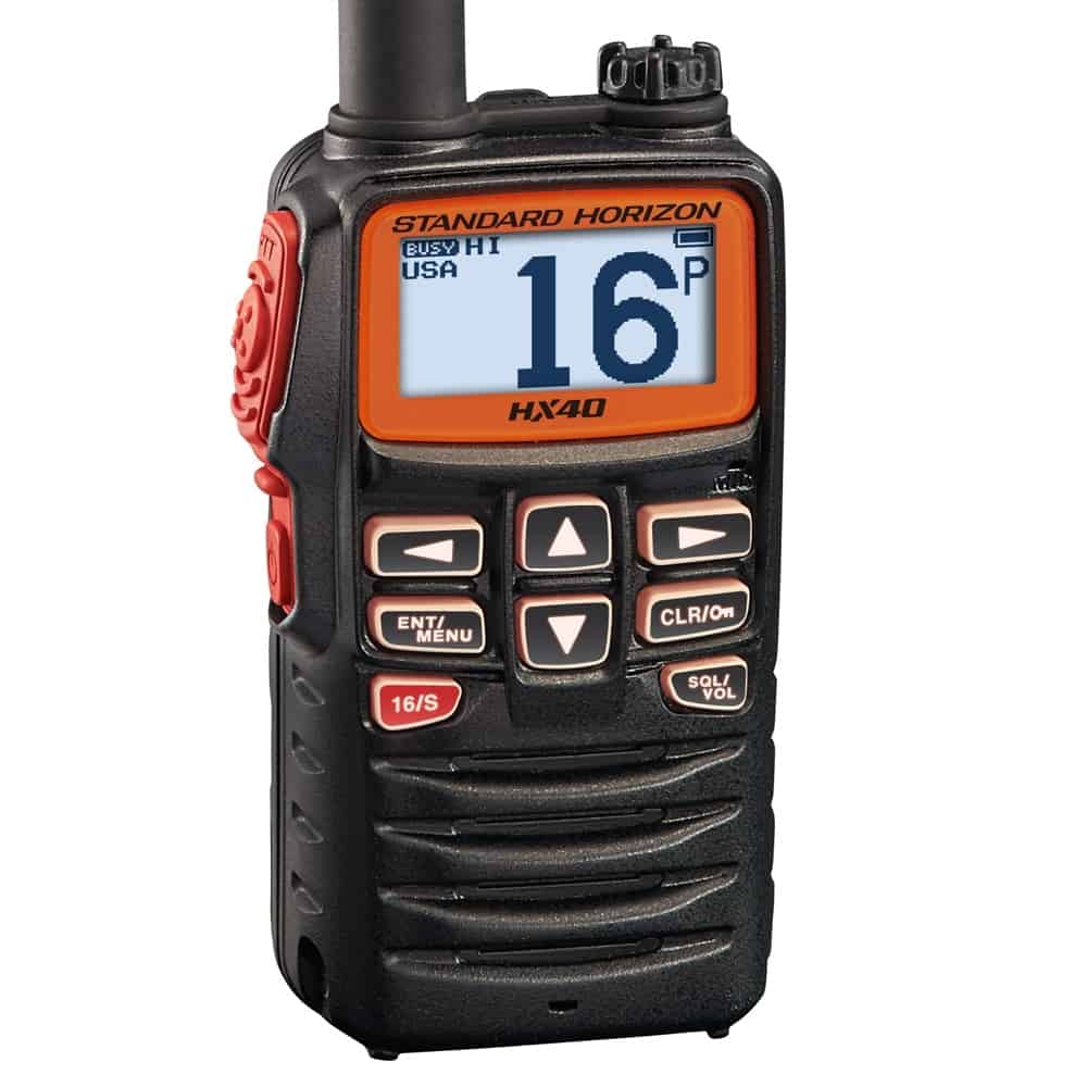 Standard Horizon HX40E Handheld VHF with FM Radio